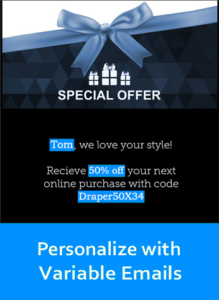 Personalized Variable Email Marketing